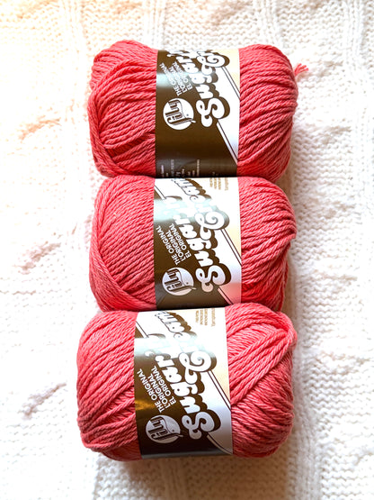 70.9g Lily Sugar 'n Cream The Original Yarn - Tangerine : 100% Cotton