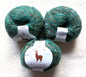 3 balls x 50g Alpaca yarn : 90% Alpaca + 10% Anti Pilling Fiber : 08 Kelly Green