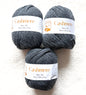 3 balls x 50g Cashmere Ultra Soft Yarn : 80% Cashmere : 25 Charcoal