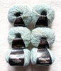 6 balls x 25g Alpaca Mohair yarn : Mohair + Alpaca + Polyester : 14 Vanilla Mint