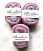 3 cakes x 50g Gradient Mohair Silk Yarn : Mohair + Silk+ Polyester : 03 Red