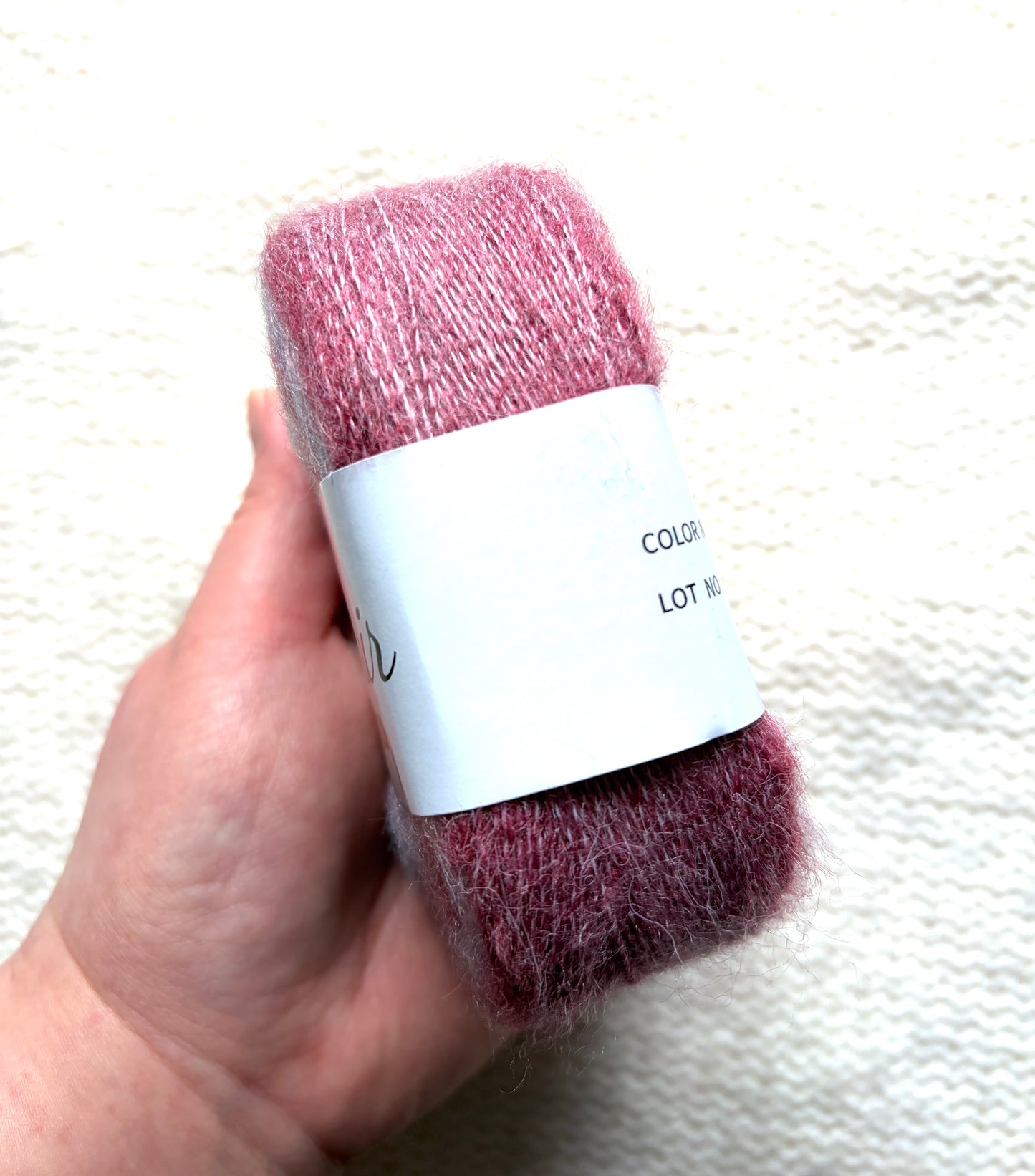 3 cakes x 50g Gradient Mohair Silk Yarn : Mohair + Silk+ Polyester : 03 Red