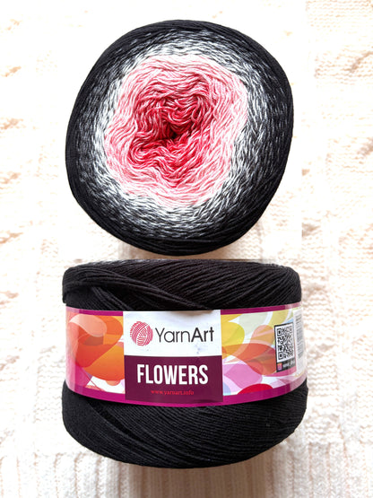 1 cake x 250g YarnArt Flowers Yarn Cake - Colour 260 : Cotton Blend