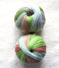 2 balls x 100g Gradient Wool Blend yarn : 70% Wool + Polyester : 06 Secret Garden
