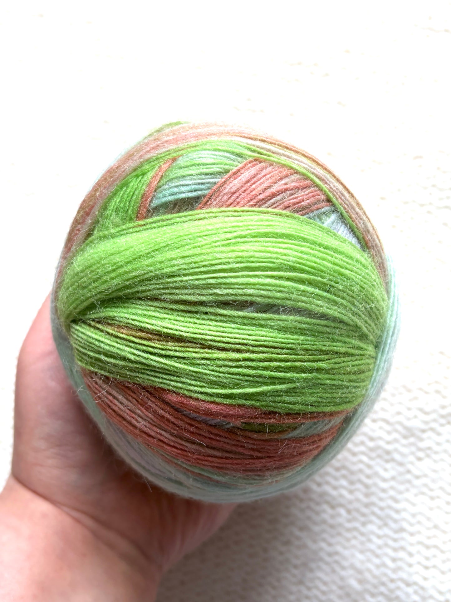 2 balls x 100g Gradient Wool Blend yarn : 70% Wool + Polyester : 06 Secret Garden