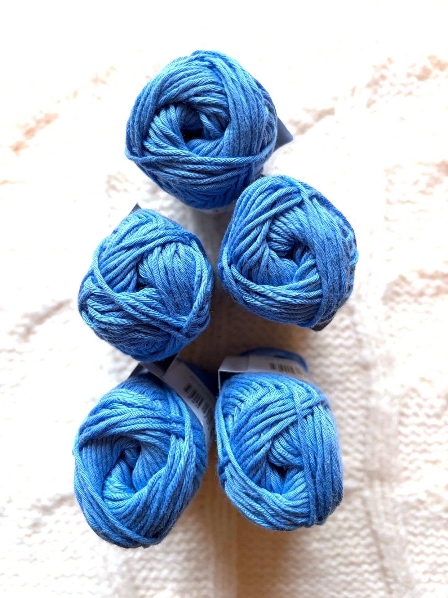 5 balls x 25g Hello Cotton Yarn 100% Cotton - 148 Little Boy