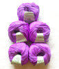 5 balls x 50g Cashmere Silk yarn : Cashmere + Silk + Bamboo fiber : 21 Lilac