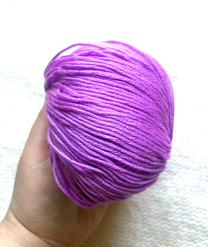 5 balls x 50g Cashmere Silk yarn : Cashmere + Silk + Bamboo fiber : 21 Lilac