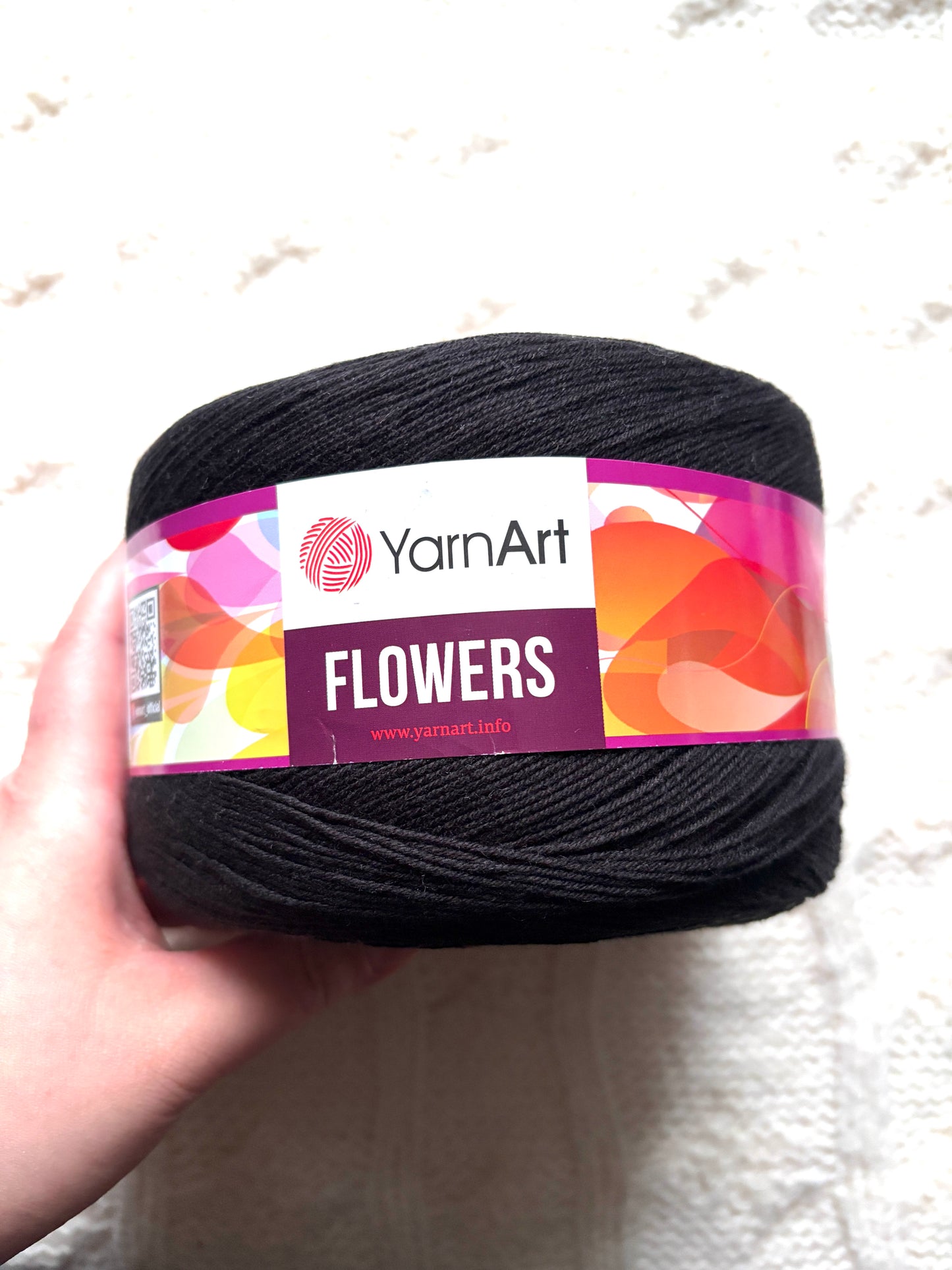 1 cake x 250g YarnArt Flowers Yarn Cake - Colour 253 : Cotton Blend