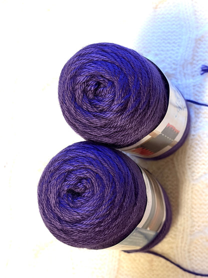 2 Balls x 170g CARON Simply Soft Yarn Purple 100% Acrylic