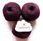 3 balls x 50g Cashmere yarn : 100% Cashmere : 17 Rosewood Red
