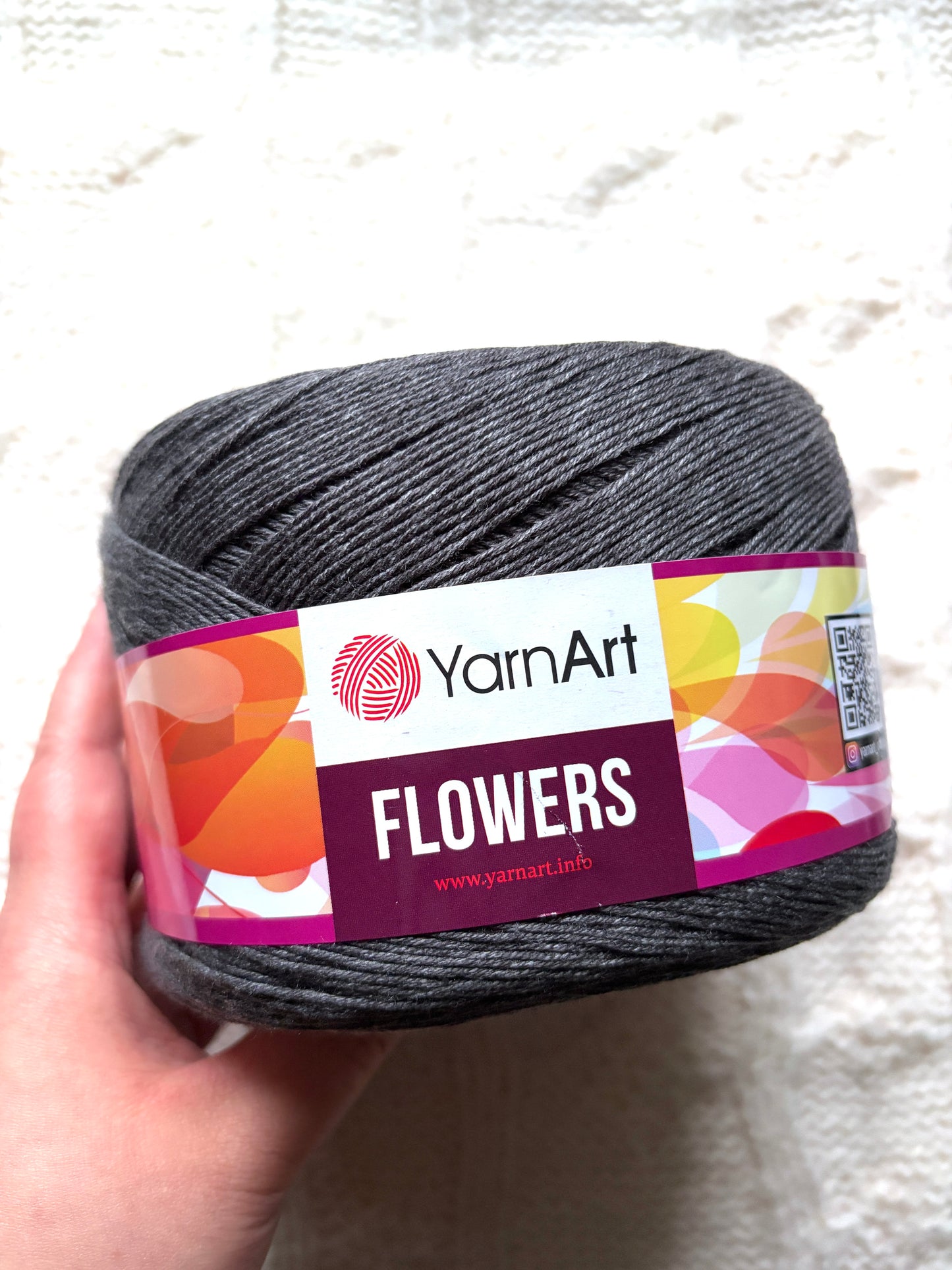 1 cake x 250g YarnArt Flowers Yarn Cake - Colour 251 : Cotton Blend