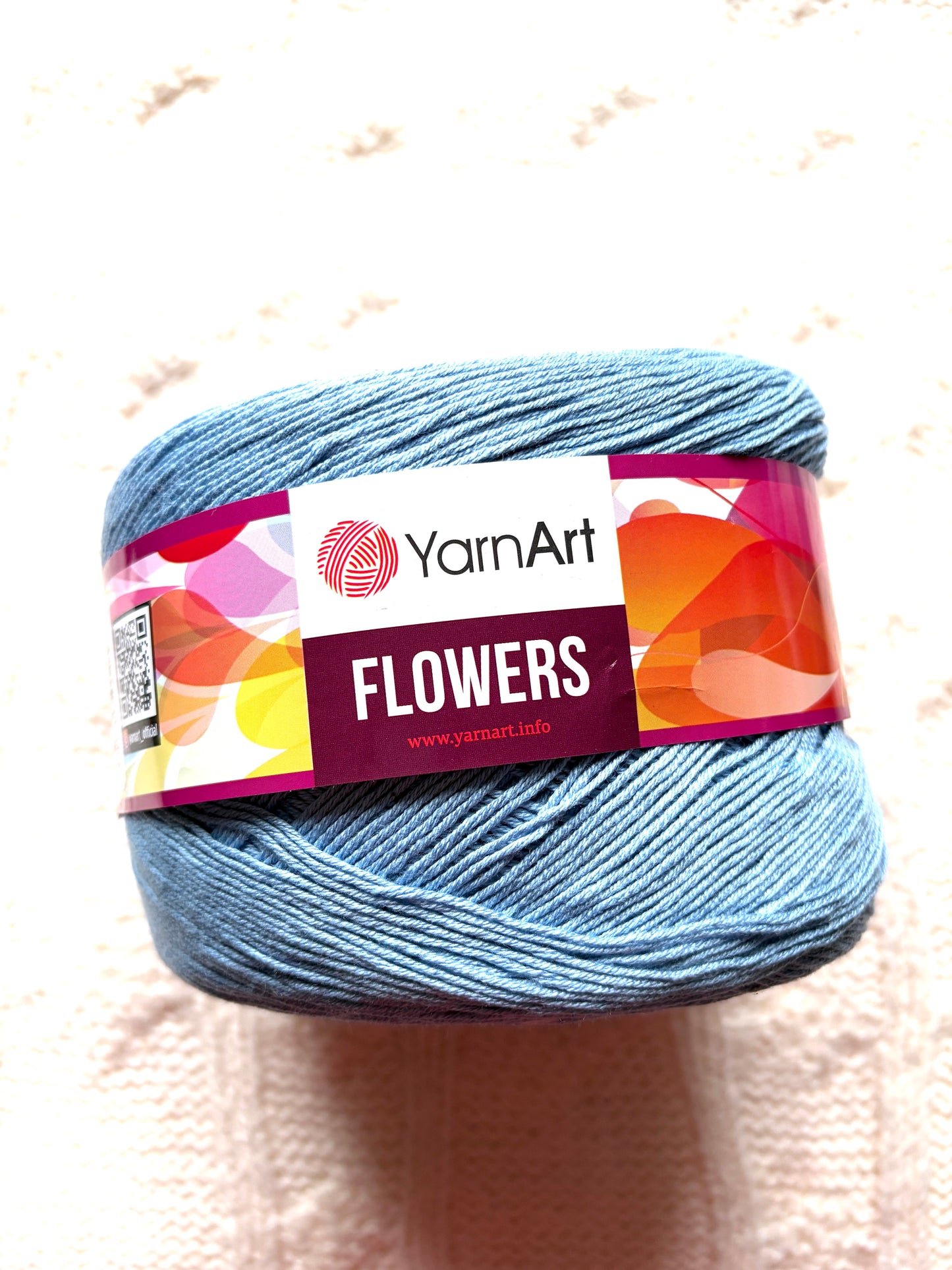 1 cake x 250g YarnArt Flowers Yarn Cake - Colour 264 : Cotton Blend