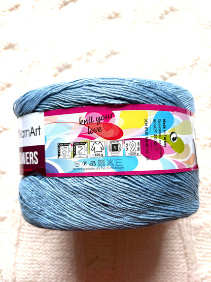 1 cake x 250g YarnArt Flowers Yarn Cake - Colour 264 : Cotton Blend