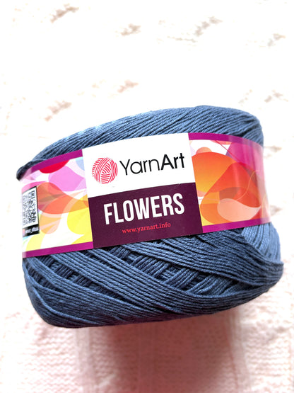 1 cake x 250g YarnArt Flowers Yarn Cake - Colour 262 : Cotton Blend