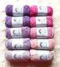 10 balls x 50g Hobbii : Rainbow Cotton Yarn 8/8 Color Pack 08 : 100% Cotton