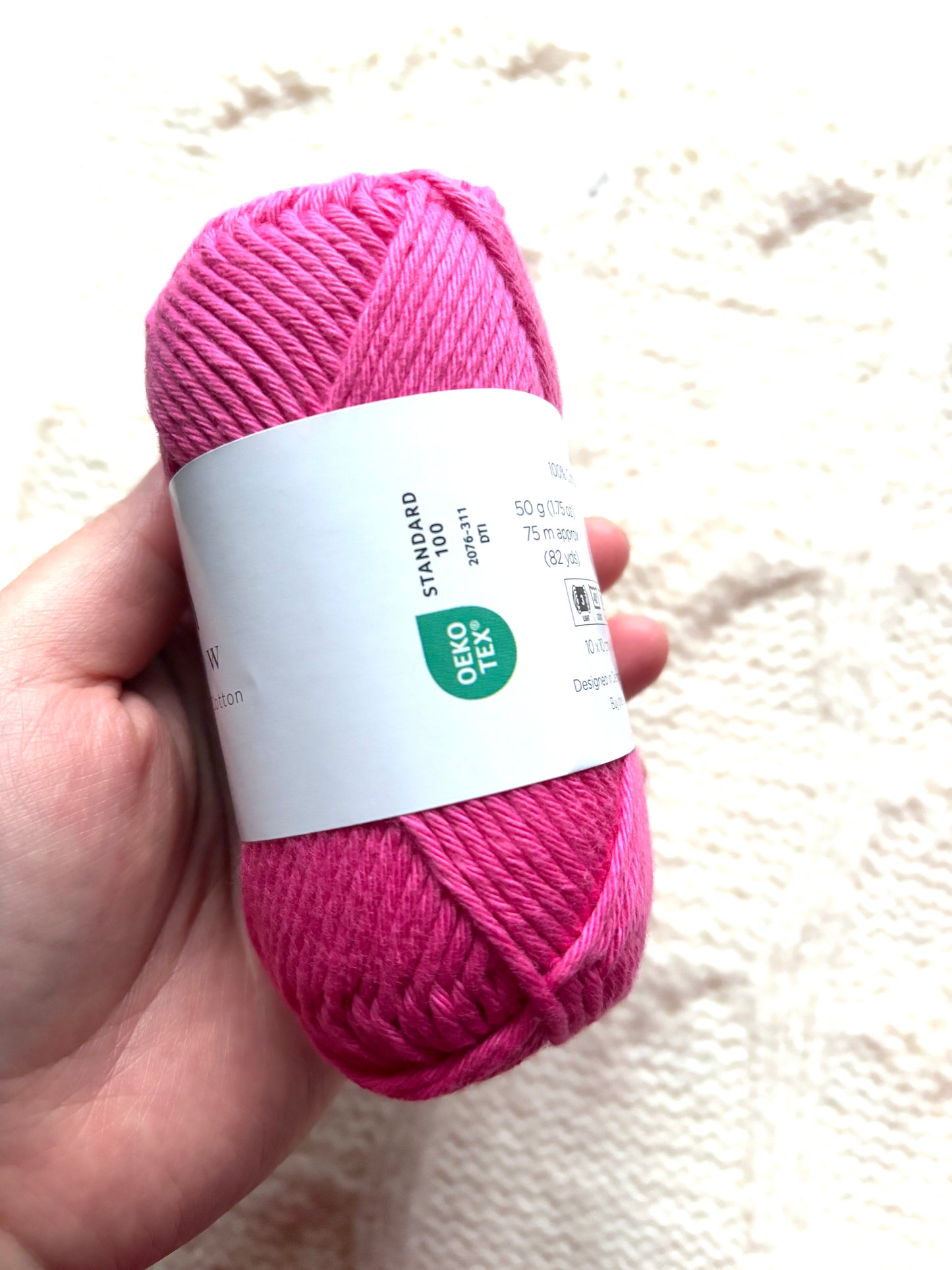 5 balls x 50g Hobbii : Rainbow Cotton Yarn 8/8 Color Pack 08B : 100% Cotton