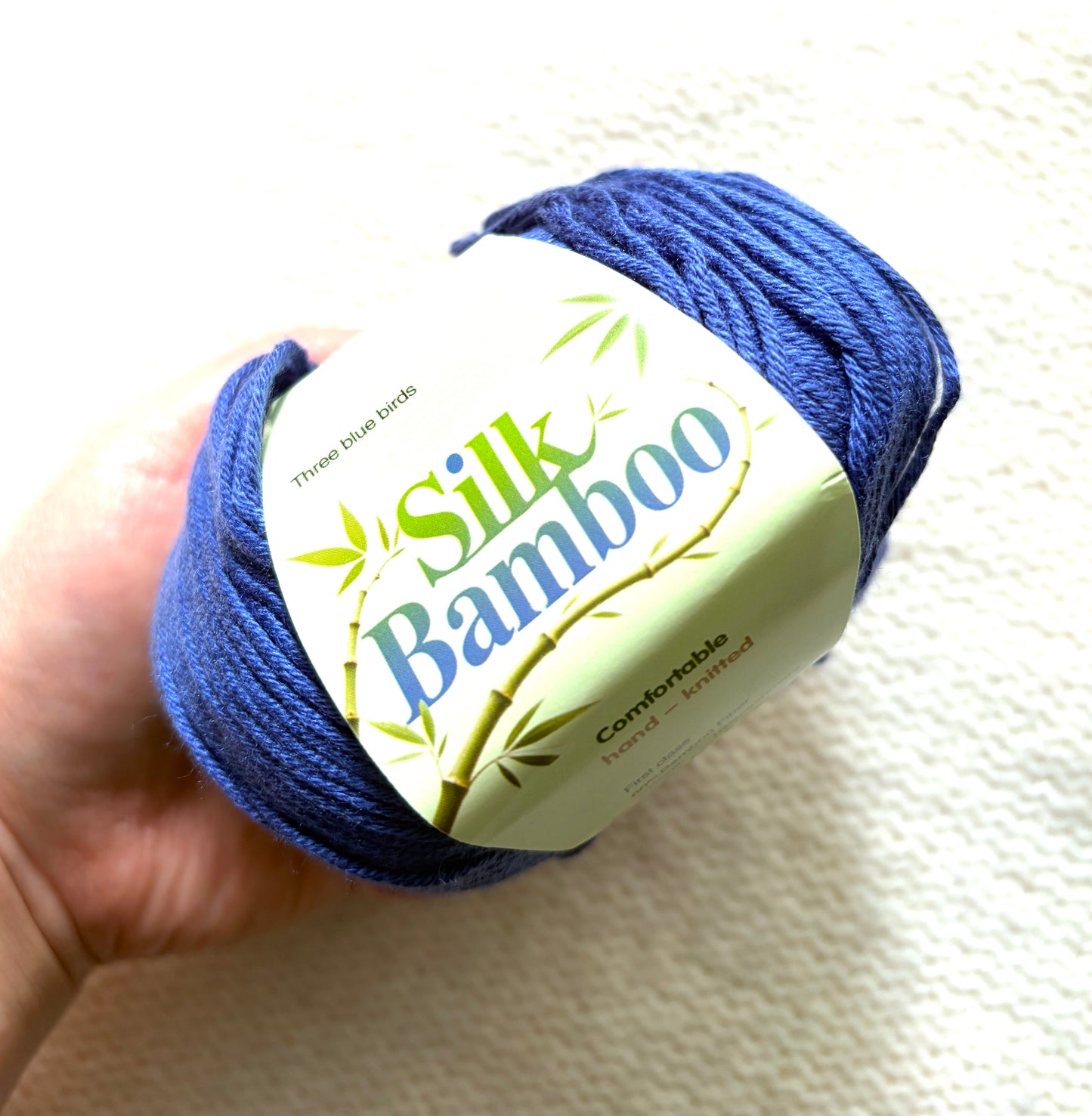 5 balls x 50g Cashmere Silk yarn : Cashmere + Silk + Bamboo fiber : 23 Persian Blue