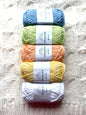 5 balls x 50g Hobbii : Rainbow Cotton Yarn 8/8 Color Pack 05A : 100% Cotton