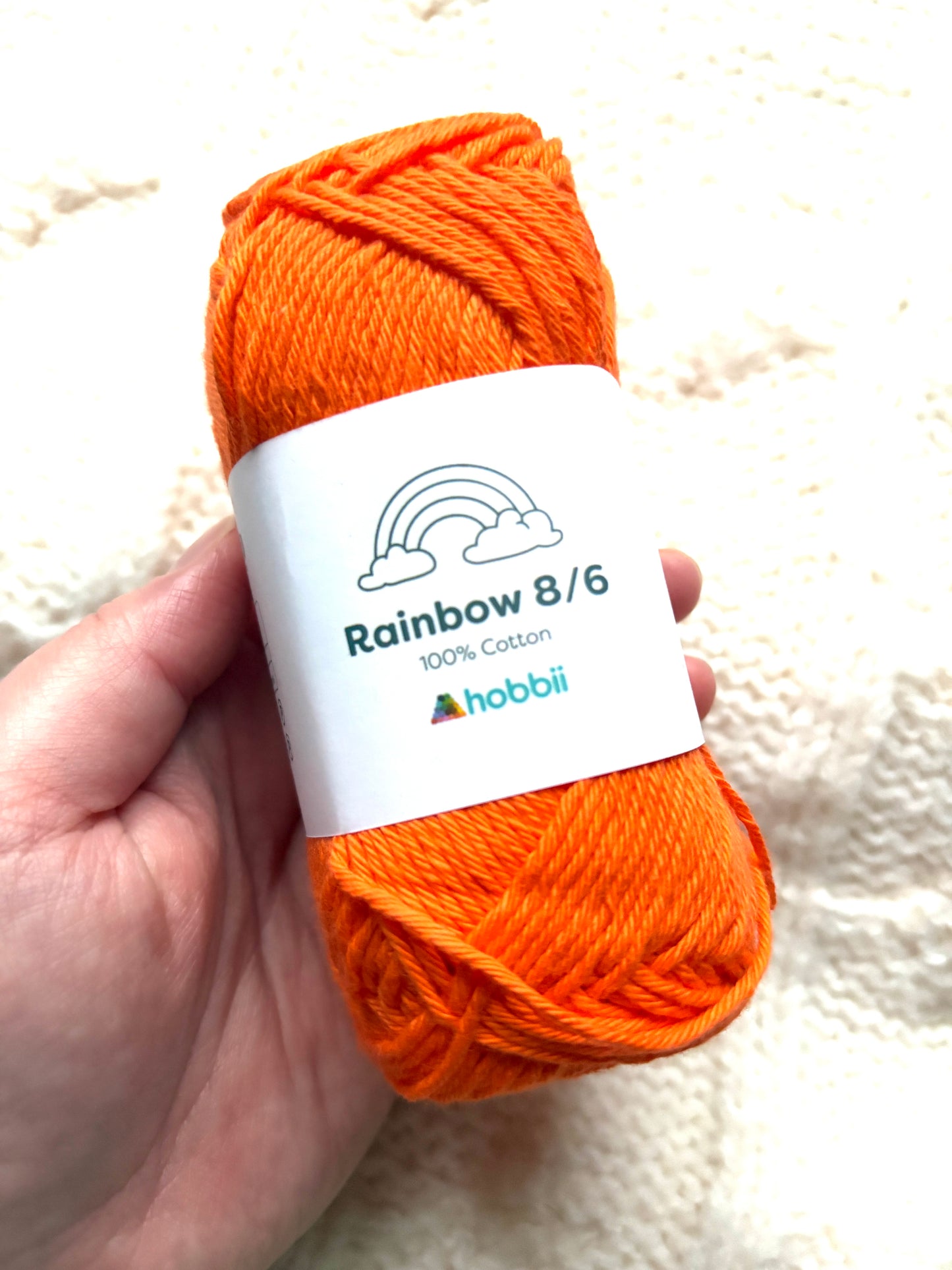 5 balls x 50g Hobbii : Rainbow Cotton Yarn 8/6 Color Pack 09A : 100% Cotton (Copy)