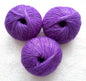 3 balls x 25g Glitter Mohair yarn : Mohair + Wool + Rayon : 06 Bright Purple