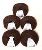5 balls x 25g Alpaca Mohair yarn : Mohair + Alpaca + Acrylic : 11 Dark Brown