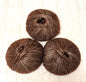 3 balls x 25g Glitter Mohair yarn : Mohair + Wool + Rayon : 05 Chocolate