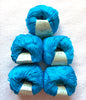 5 balls x 50g Cashmere Silk yarn : Cashmere + Silk + Bamboo fiber : 27 Bright Cerulean Blue