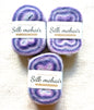 3 cakes x 50g Gradient Mohair Silk Yarn : Mohair + Silk+ Polyester : 07 Gradient Purple