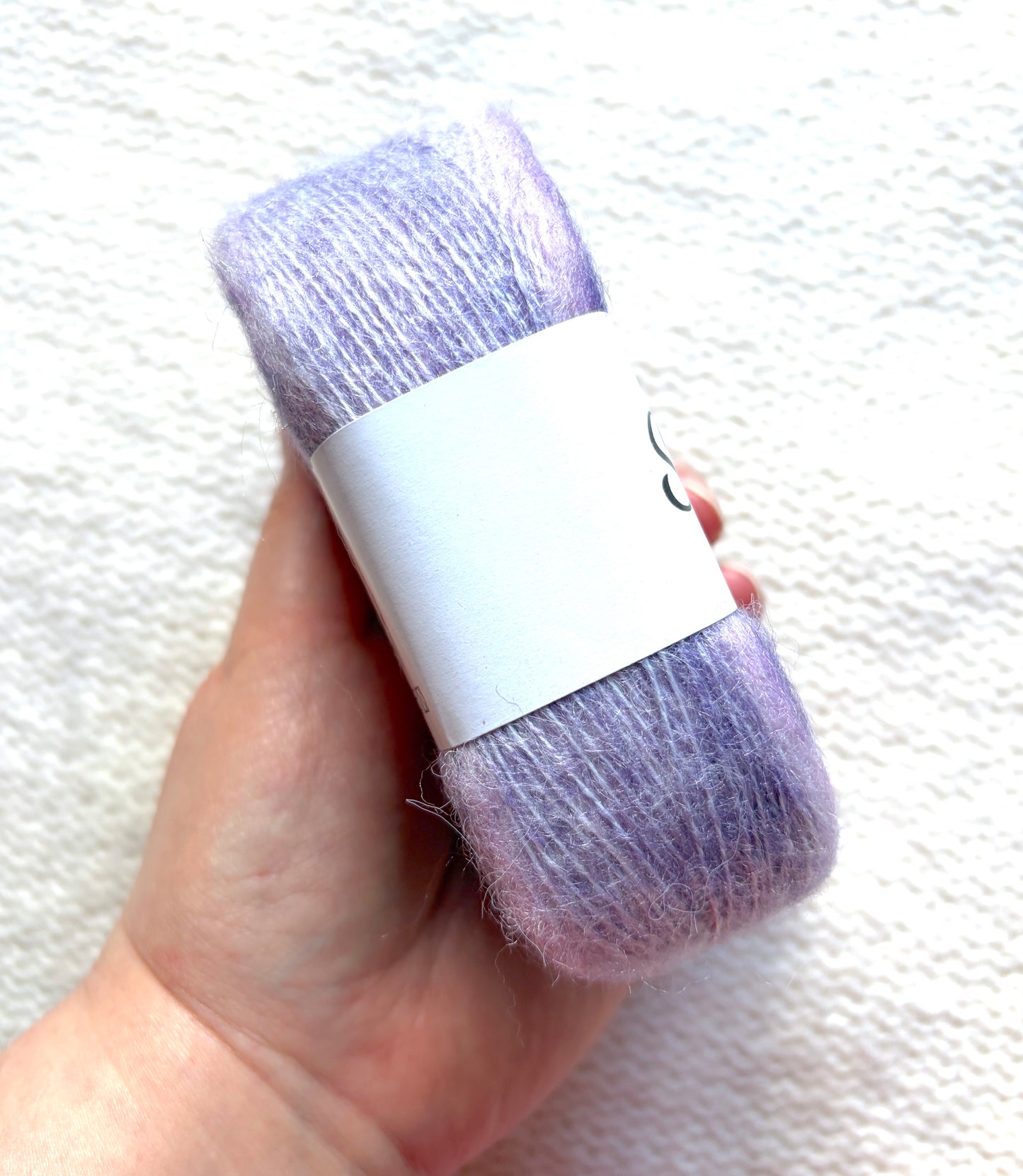 3 cakes x 50g Gradient Mohair Silk Yarn : Mohair + Silk+ Polyester : 07 Gradient Purple