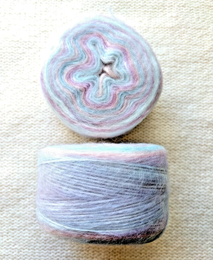1 cake x 100g Ombre Mohair Blend Yarn : 16 Cotton Candy