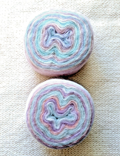 1 cake x 100g Ombre Mohair Blend Yarn : 16 Cotton Candy