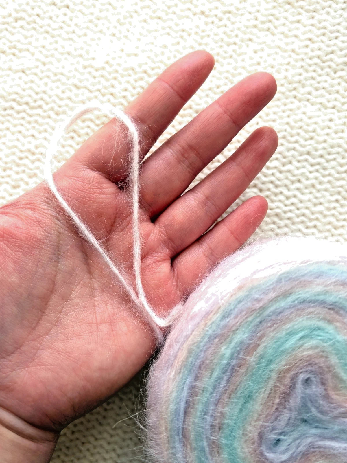 1 cake x 100g Ombre Mohair Blend Yarn : 16 Cotton Candy