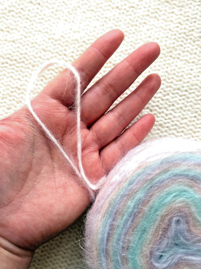 1 cake x 100g Ombre Mohair Blend Yarn : 16 Cotton Candy