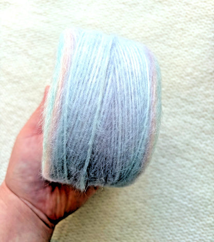 1 cake x 100g Ombre Mohair Blend Yarn : 16 Cotton Candy