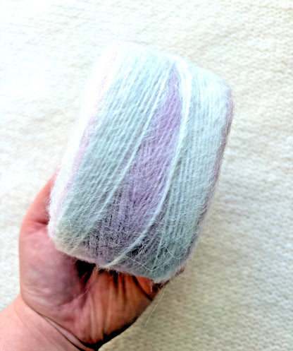 1 cake x 100g Ombre Mohair Blend Yarn : 16 Cotton Candy